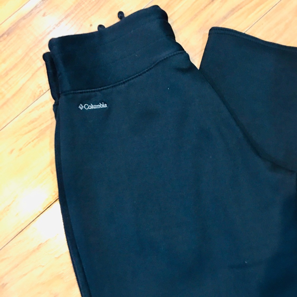 Columbia wide leg pants sweatpants sweats black small